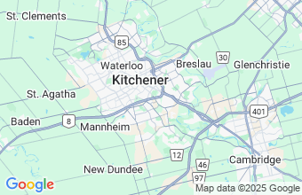 Map of Kitchener