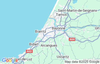 Map of Anglet
