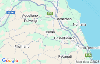 Map of Osimo