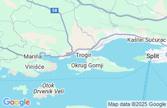 Map of Trogir