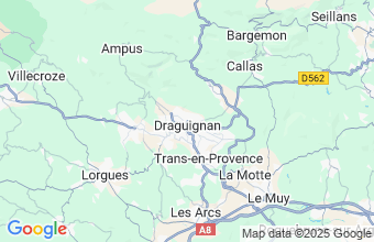 Map of Draguignan