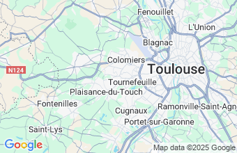 Map of Tournefeuille