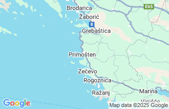 Map of Primosten