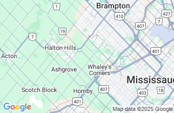 Map of Brampton