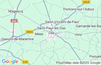 Map of Dax