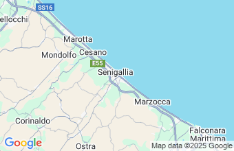 Map of Senigallia