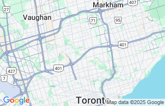 Map of North York