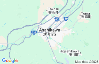 Map of Asahikawa