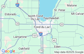 Map of Fond Du Lac