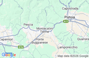 Map of Montecatini Terme