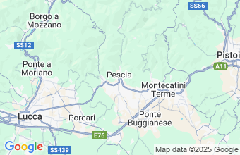 Map of Pescia
