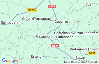 Map of Barbotan-Les-Thermes