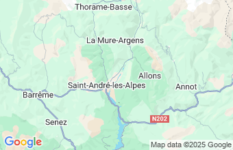 Map of La Mure Argens