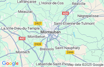 Map of Montauban