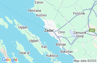 Map of Zadar
