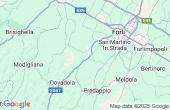 Map of Castrocaro Terme