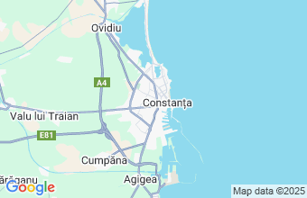 Map of Constanta
