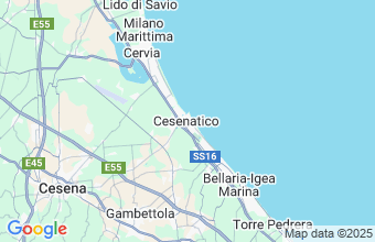 Map of Cesenatico