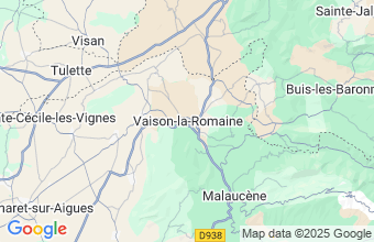 Map of Vaison-La-Romaine