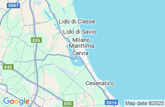 Map of Cervia