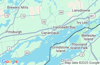 Map of Gananoque