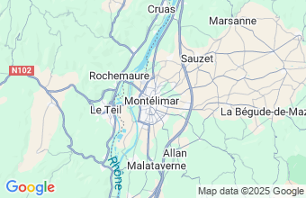 Map of Montelimar
