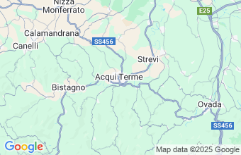 Map of Acqui Terme