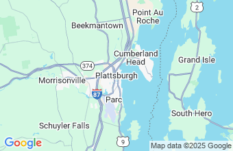 Map of Plattsburgh