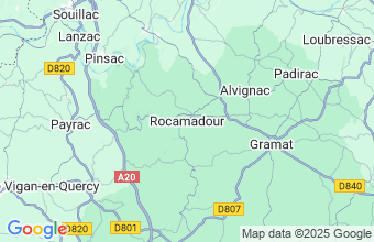 Map of Rocamadour