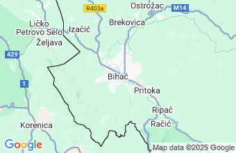 Map of Bihac