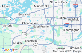 Map of Eden Prairie