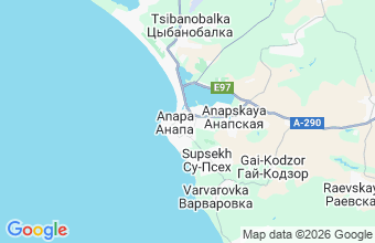 Map of Anapa