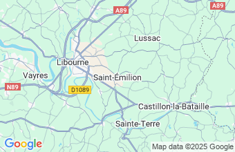 Map of St Emilion
