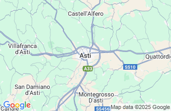 Map of Asti