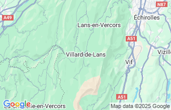 Map of Villard-De-Lans