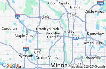 Map of Brooklyn Center