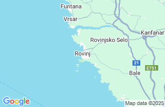 Map of Rovinj