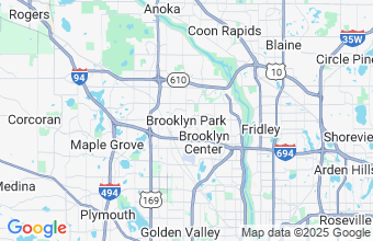 Map of Brooklyn Park