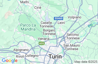 Map of Borgaro Torinese