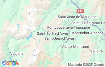 Map of Saint Sorlin dArves