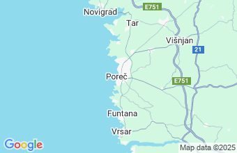 Map of Porec