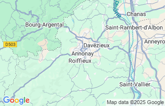 Map of Annonay