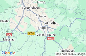 Map of Brioude