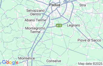 Map of Masera' Di Padova