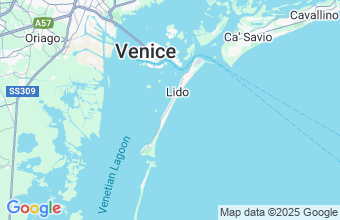 Map of Venice Lido