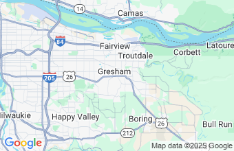 Map of Gresham