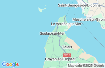 Map of Soulac-Sur-Mer