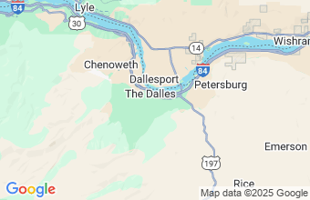 Map of The Dalles