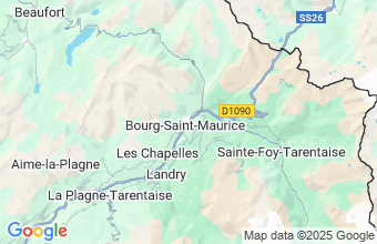 Map of Bourg-Saint-Maurice