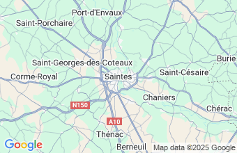 Map of Saintes
